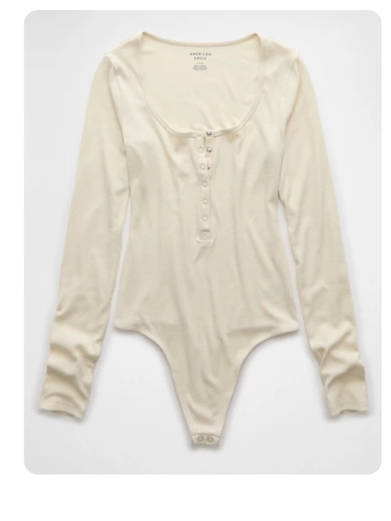 American Eagle Outfitters Tops - American Eagle Henley Bodysuit